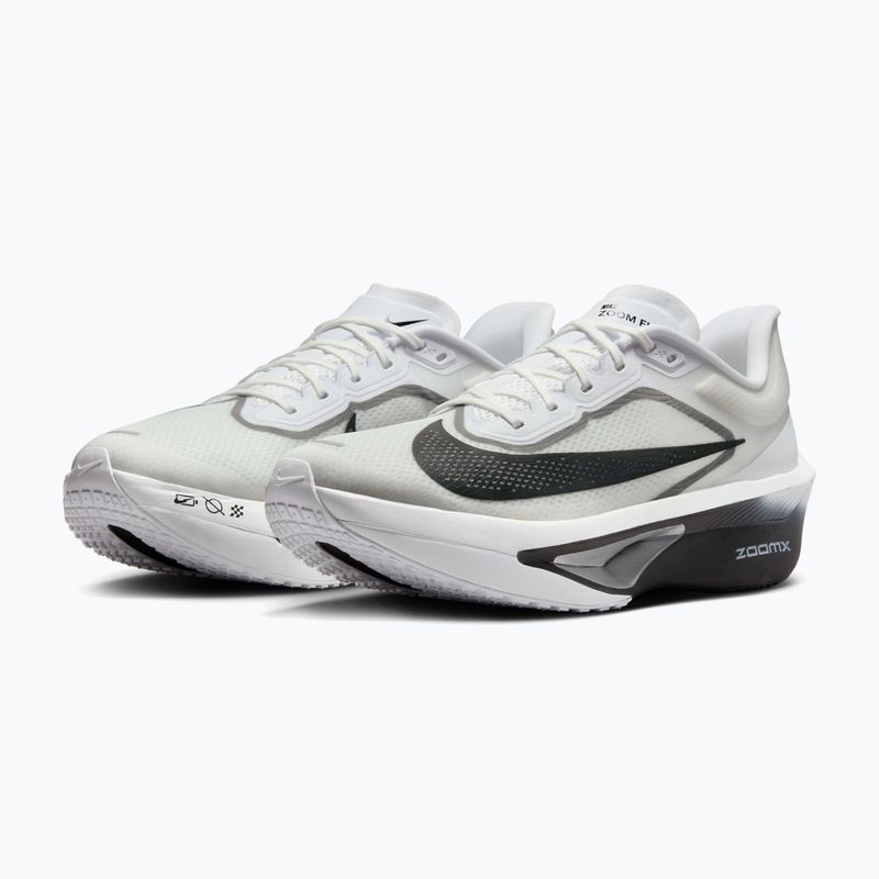 Pánské běžecké boty Nike Zoom Fly 6 white/smoke grey/metallic silver/black 3