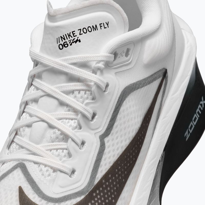 Dámské běžecké boty Nike Zoom Fly 6 white/smoke grey/metallic silver/black 8