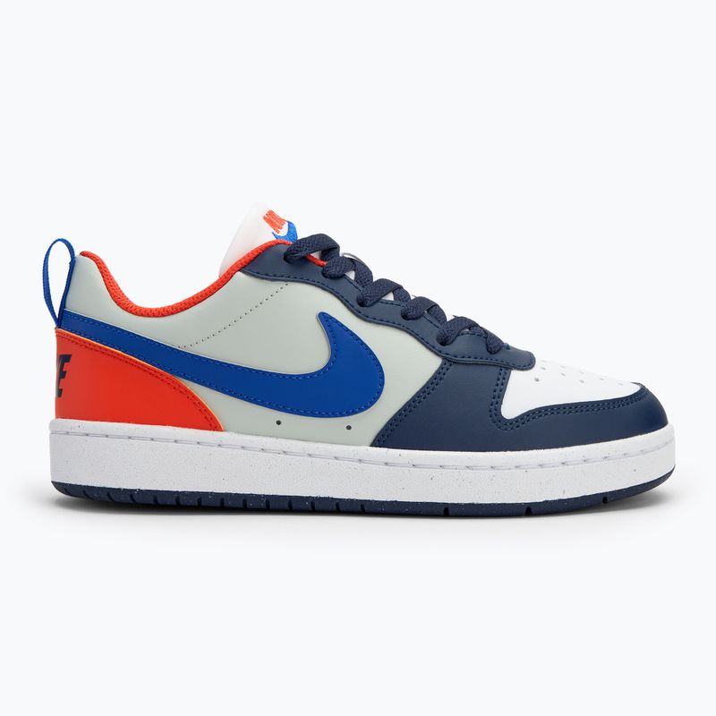 Boty Nike Court Borough Low Recraft midnight navy/hyper royal/team orange 2