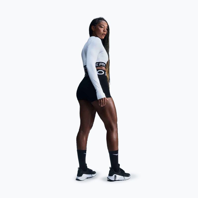 Dámské šortky Nike Pro Sculpt High Waisted 3" Biker black/white 2