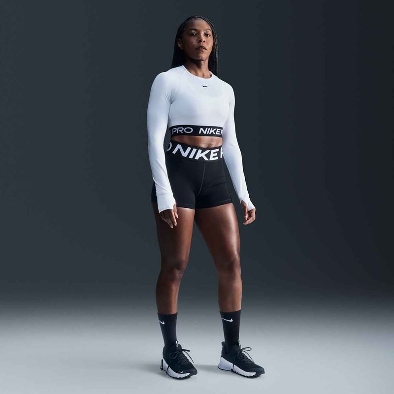 Dámské šortky Nike Pro Sculpt High Waisted 3" Biker black/white 10