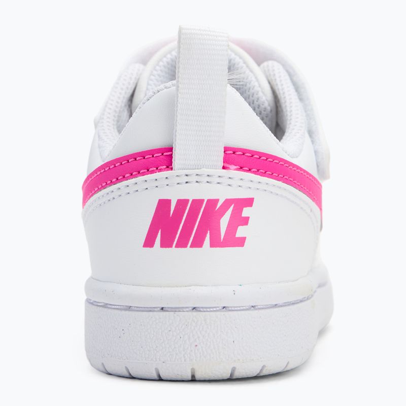 Dětské boty Nike Court Borough Low Recraft white/laser fuchsia 6