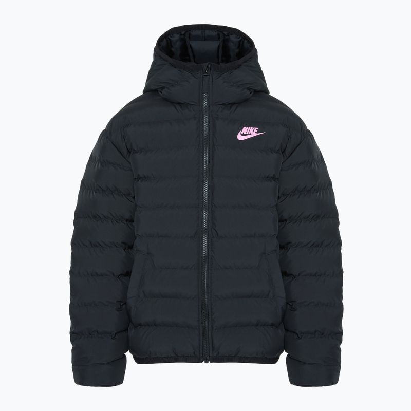 Dětská bunda Nike Sportswear Lightweight Synthetic Fill black / black / magic flamingo