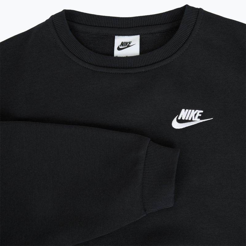 Dětská mikina Nike Sportswear Club Fleece black/white 7