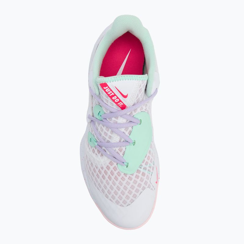Tenisky na volejbal Nike Zoom Hyperspeed Court SE bílá/mátová pěna/šedá/fialová mlha/růžová pěna 5