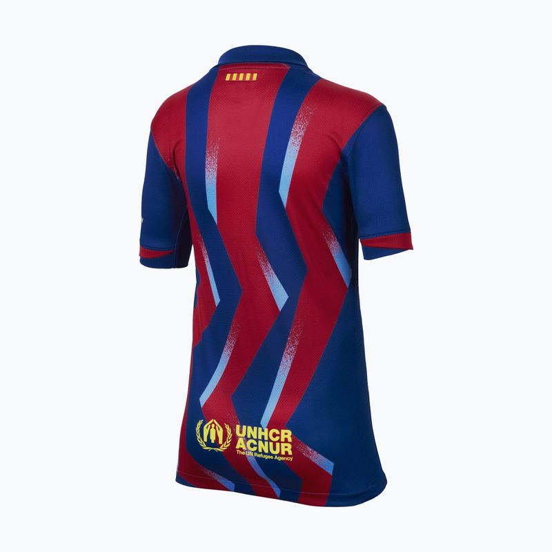 Dětský fotbalový dres Nike FC Barcelona 2025/26 Stadium Fourth gym blue/gym blue/salsa red/opti yellow 7