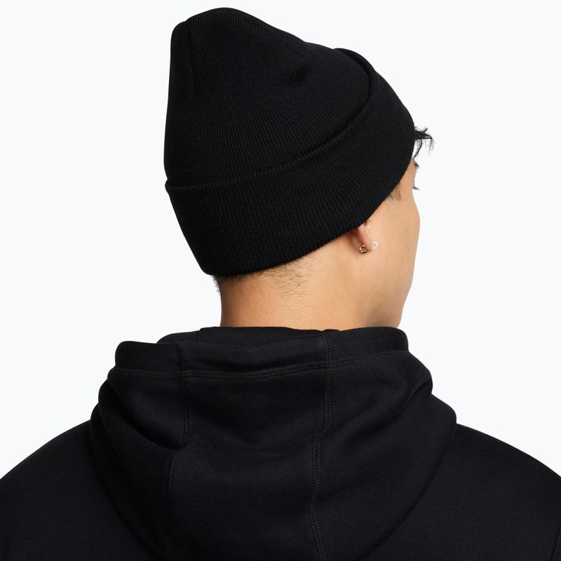Zimní čepice Nike Peak Swoosh Beanie black/white 2