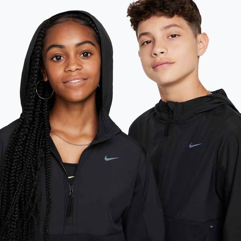 Dětská mikina Nike Sportswear City Utility EasyOn black/black 7