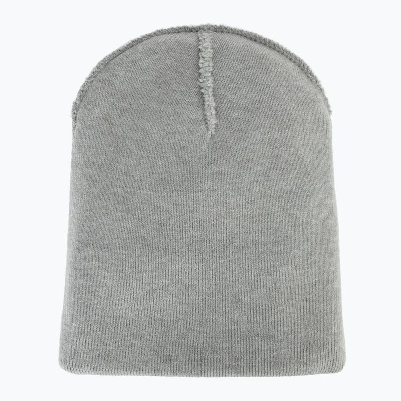 Zimní čepice Nike Peak Swoosh Beanie dark grey heather/white 4