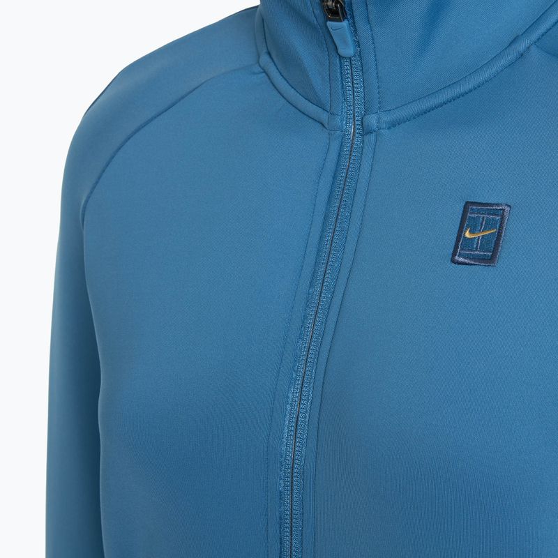 Dámská tenisová mikina Nike Court Dri-Fit Heritage FZ aegean storm / aegean storm 3