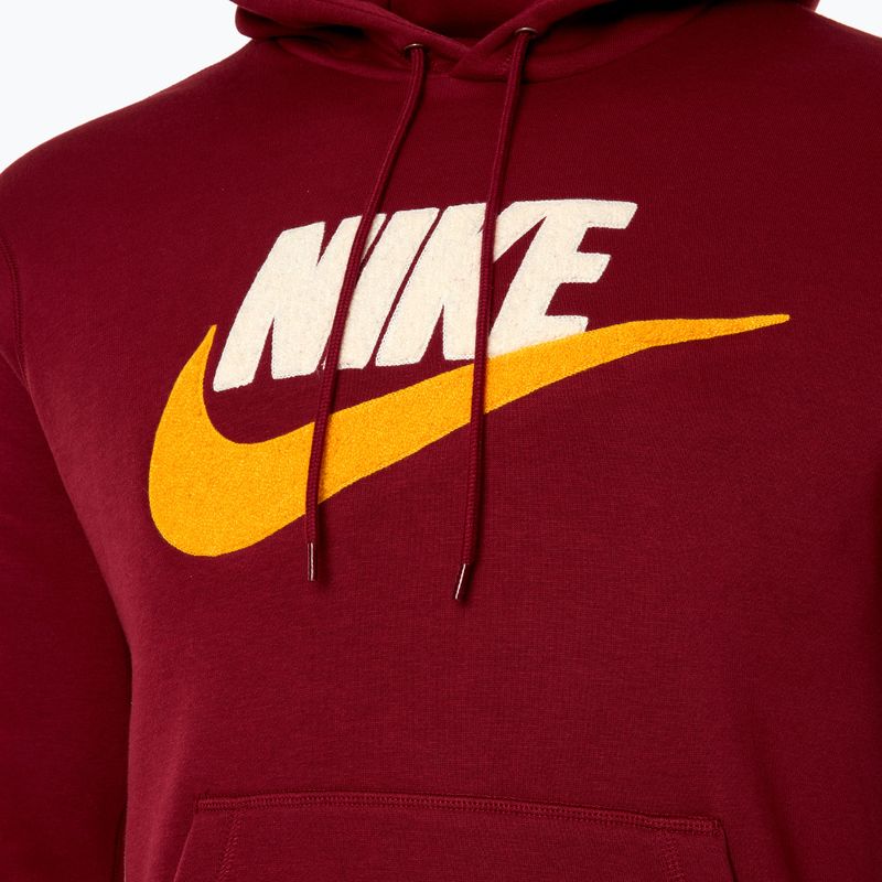 Pánská mikina  Nike Club Fleece Hoodie team red/team red 3