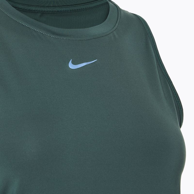 Dámské tréninkové tílko Nike One Classic Dri-Fit vintage green / black 3