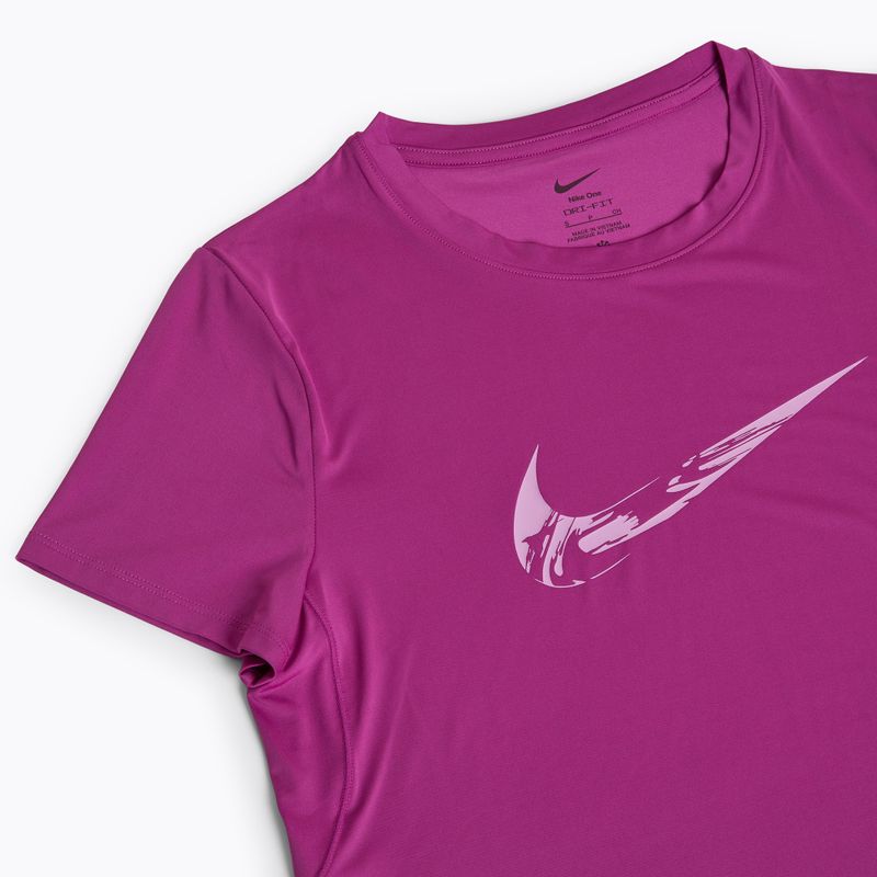 Dámské běžecké tričko Nike One Dri-Fit hot fuchsia / light wild mango 3