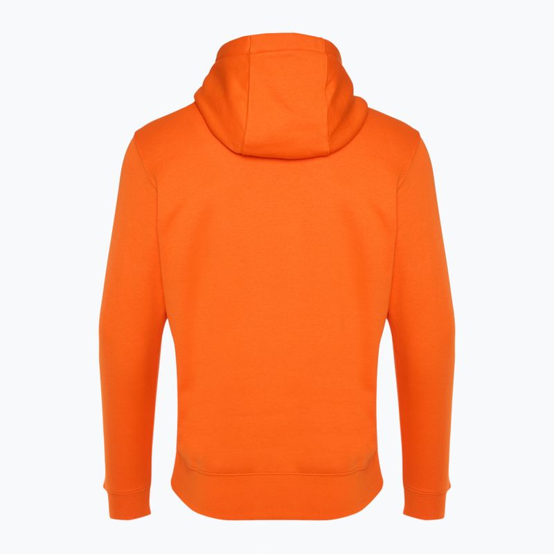 Pánská mikina Nike Sportswear Club Fleece Hoodie safety orange/ safety orange/ white 2