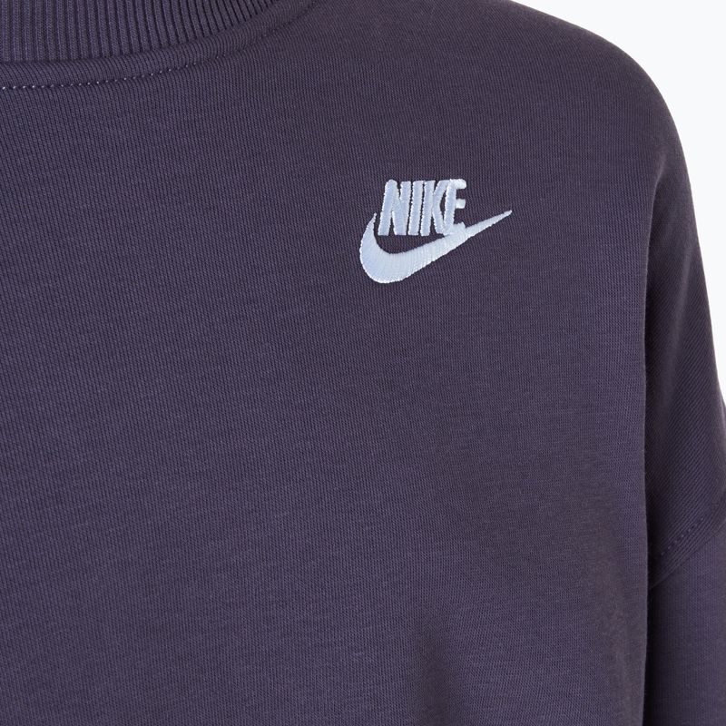 Dětská mikina Nike Sportswear Club Fleece dark raisin / white 3