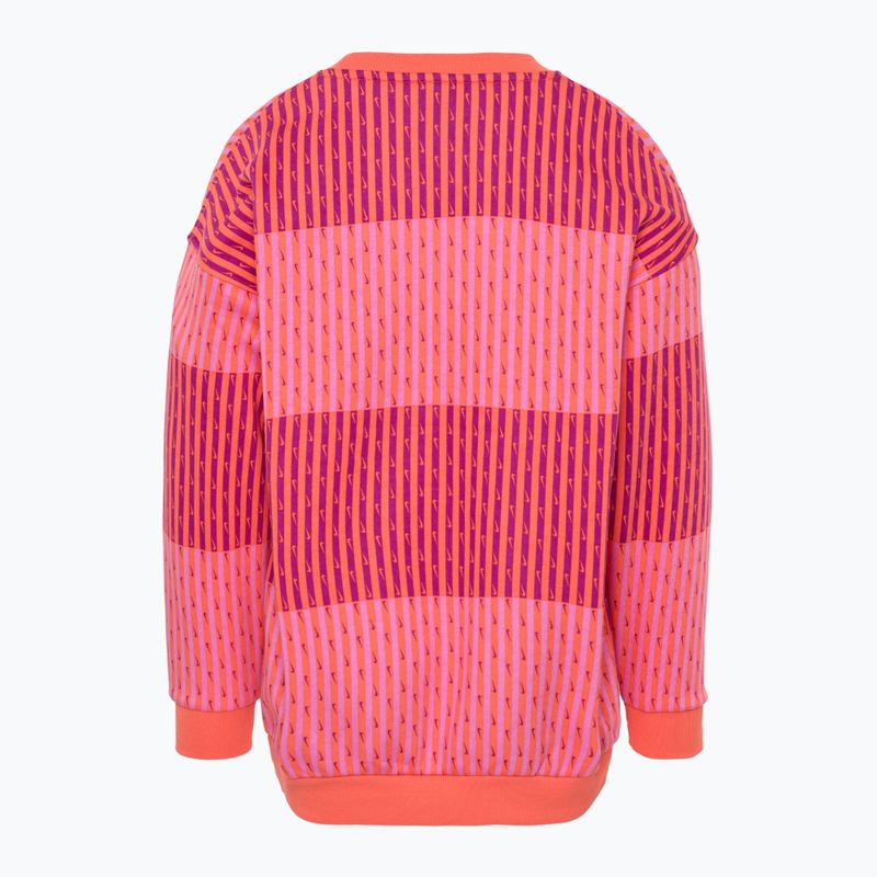 Dětská mikina Nike Sportswear Club Fleece light wild mango/light wild mango/hot fuchsia 2