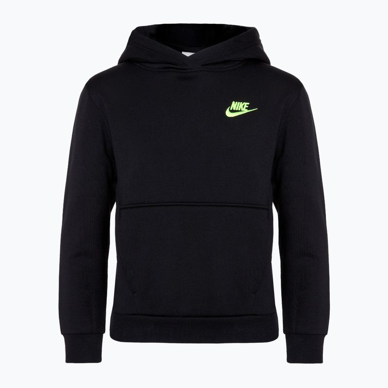 Dětská mikina Nike Sportswear Club Fleece black/yellow