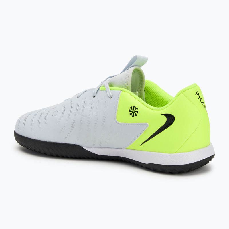 Dětské kopačky Nike Phantom GX 2 Academy IC metallic silver/volt/black 3