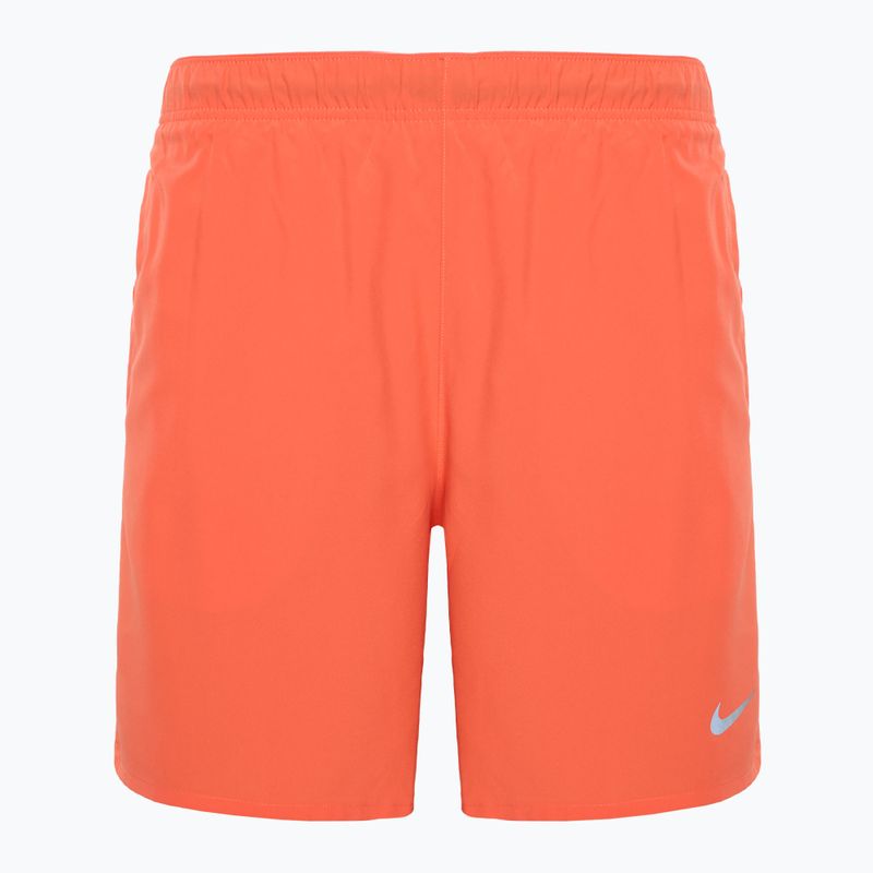 Pánské šortky Nike Dri-Fit Challenger 7" Brief-Lined light wild mango / reflective silver