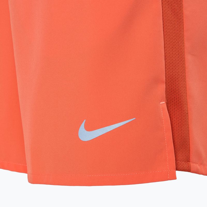 Pánské šortky Nike Dri-Fit Challenger 7" Brief-Lined light wild mango / reflective silver 3