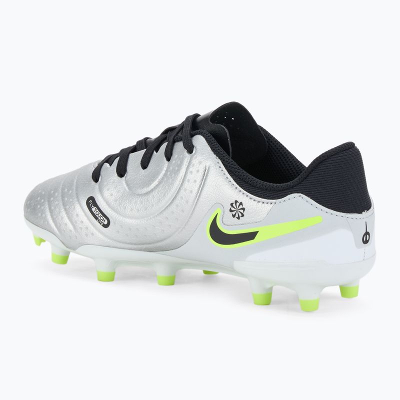 Dětské kopačky Nike Tiempo Legend 10 Academy FG/MG metallic silver/volt/black 3