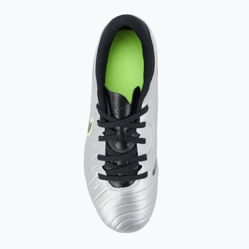 Dětské kopačky Nike Tiempo Legend 10 Academy FG/MG metallic silver/volt/black 5