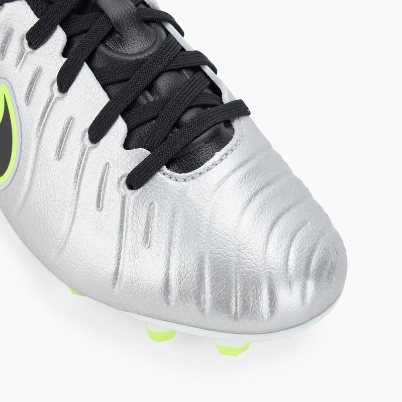 Dětské kopačky Nike Tiempo Legend 10 Academy FG/MG metallic silver/volt/black 7