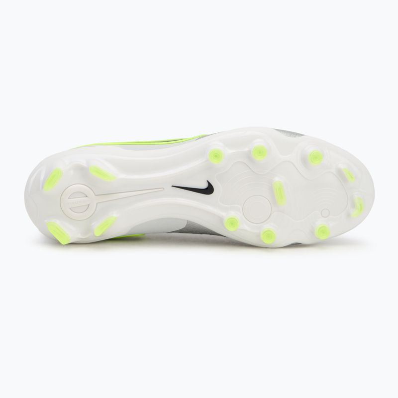 Pánské kopačky Nike Tiempo Legend 10 Pro FG metallic silver/volt/black 4