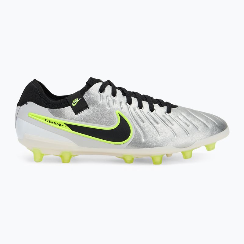 Pánské kopačky Nike Legend 10 Pro Ag-Pro metallic silver/ volt/ black 2