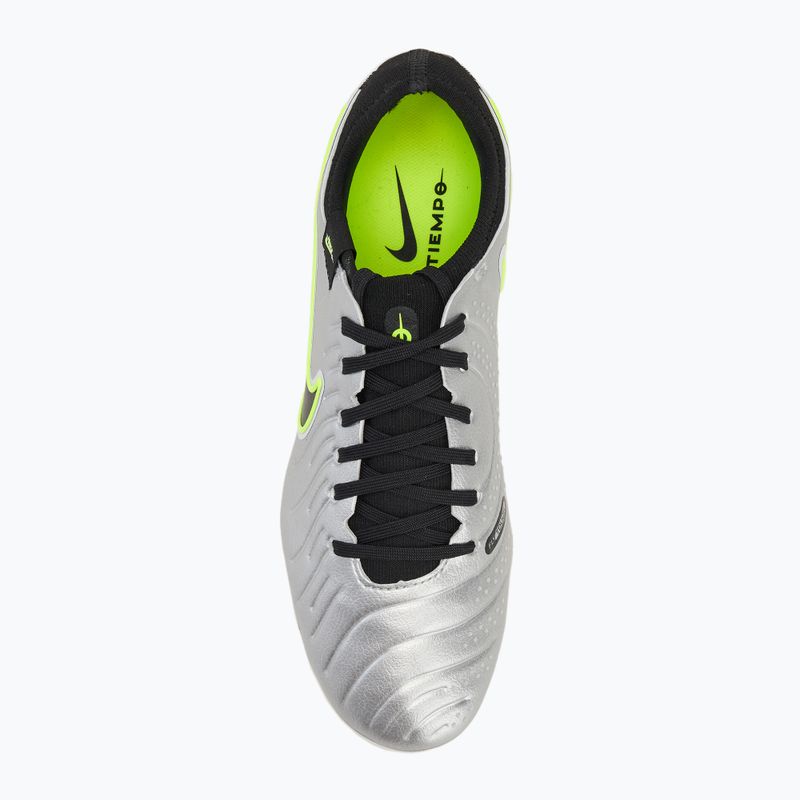 Pánské kopačky Nike Legend 10 Pro Ag-Pro metallic silver/ volt/ black 5