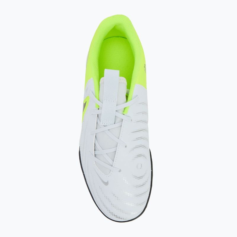 Dětské kopačky Nike Phantom GX 2 Academy TF metallic silver/volt/black 5