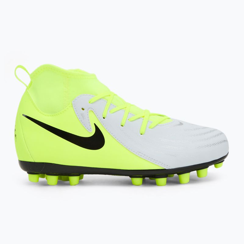 Dětské kopačky Nike Phantom Luna 2 Academy AG Jr metallic silver/black/volt 2