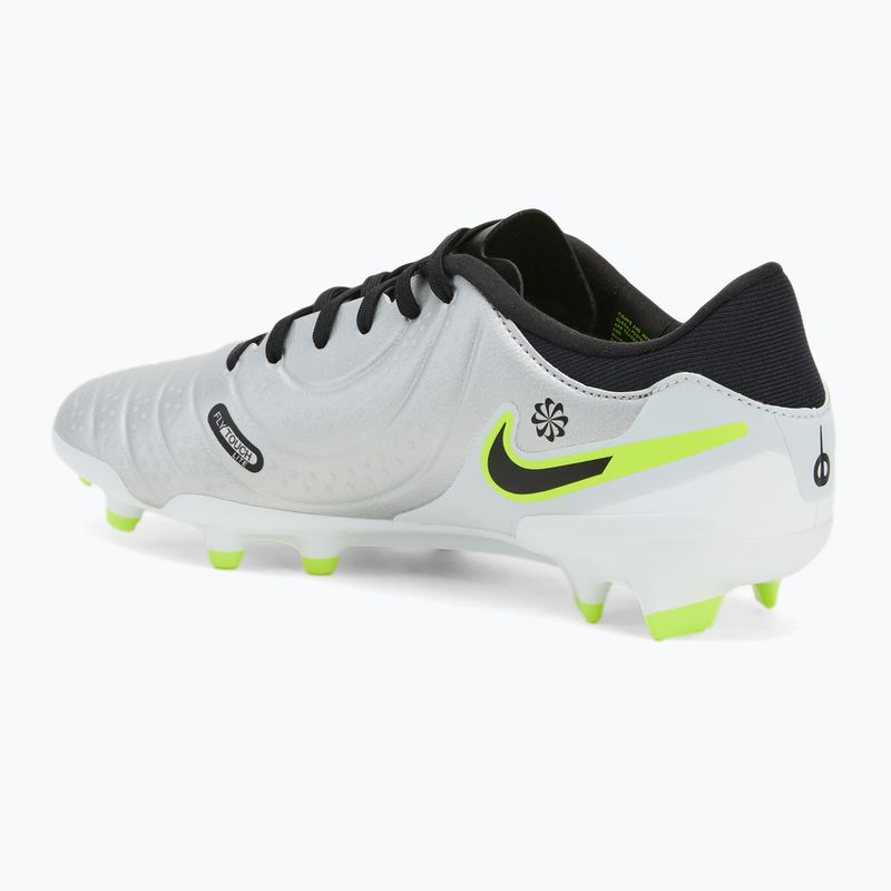 Pánské kopačky Nike Tiempo Legend 10 Academy FG/MG metallic silver/volt/black 2