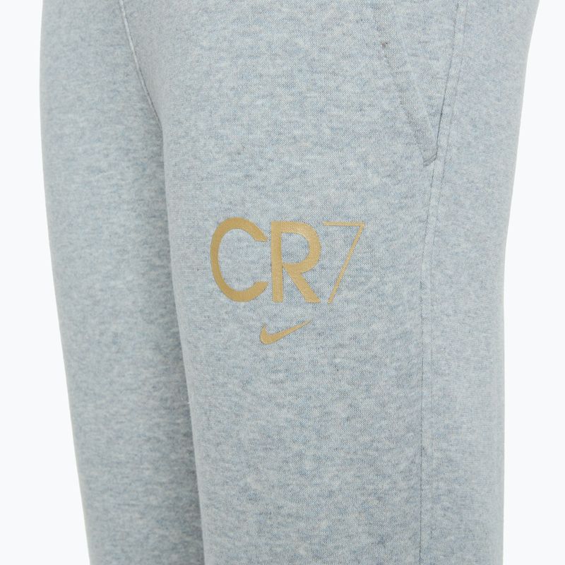 Dětské kalhoty Nike CR7 Club Fleece light smoke grey / heather / metallic gold 4