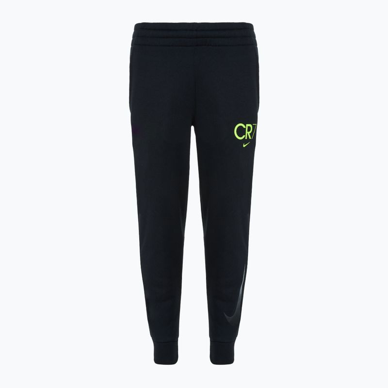 Dětské kalhoty Nike CR7 Club Fleece black / volt