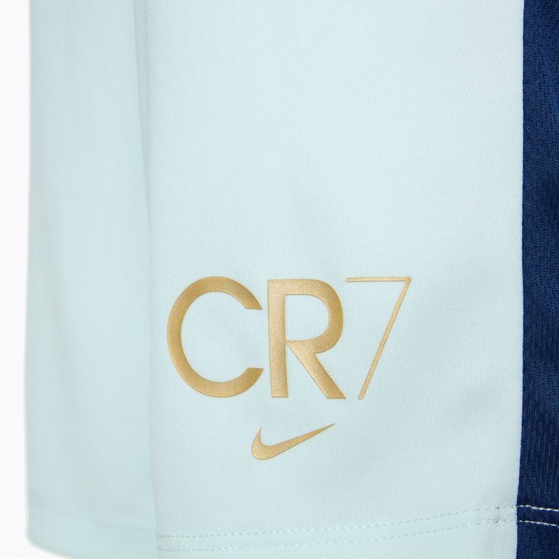 Dětské fotbalové šortky Nike CR7 Academy Dri-FIT barely green/ blue void/ metallic gold 3