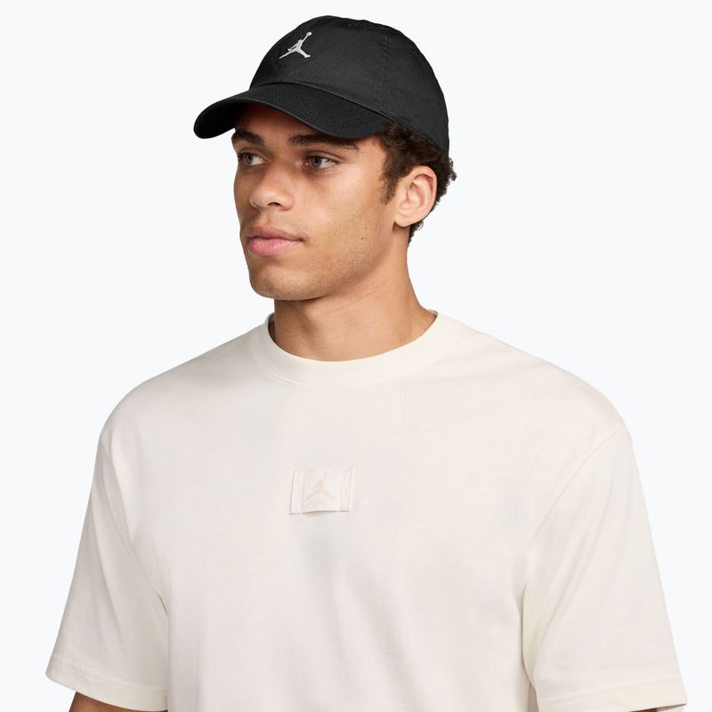 Kšiltovka Nike Jordan Club Unstructured Curved-Bill black/white