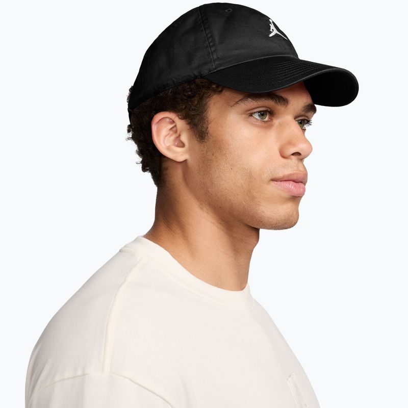 Kšiltovka Jordan Club Unstructured Curved-Bill black/white 7