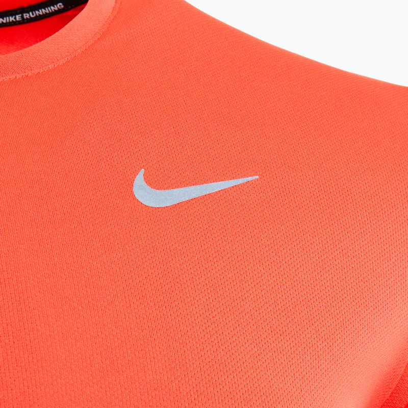 Pánské běžecké tričko Nike Miler Dri-Fit UV light wild mango 3