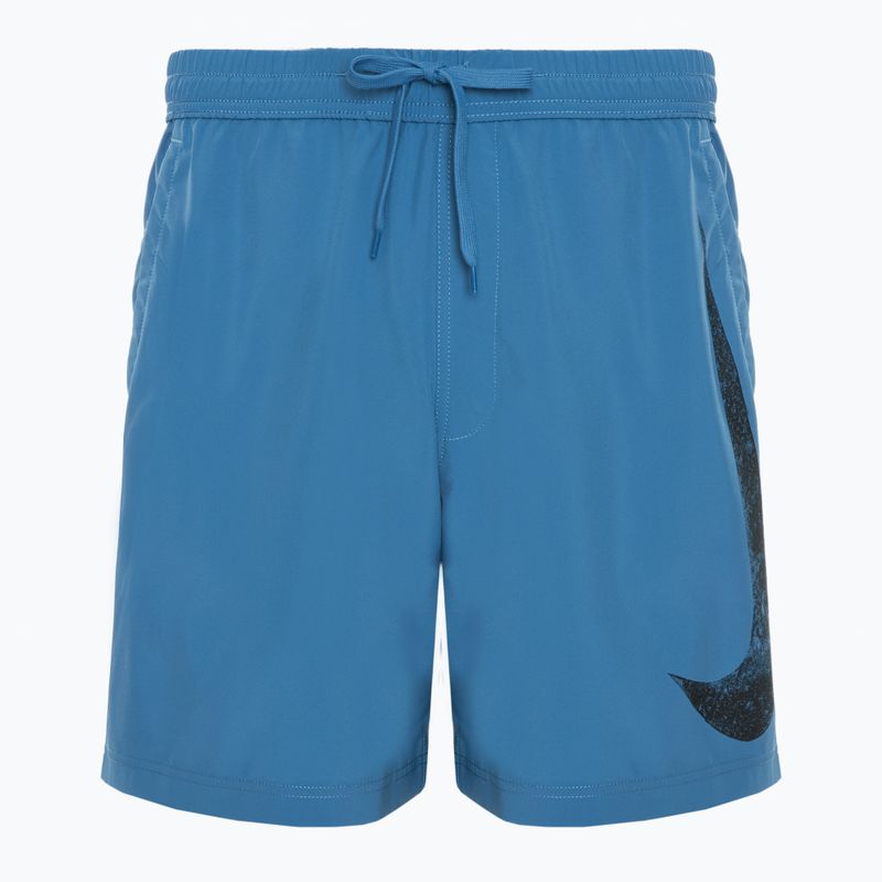 Pánské šortky Nike Form Swoosh Dri-Fit 7" aegean storm/black