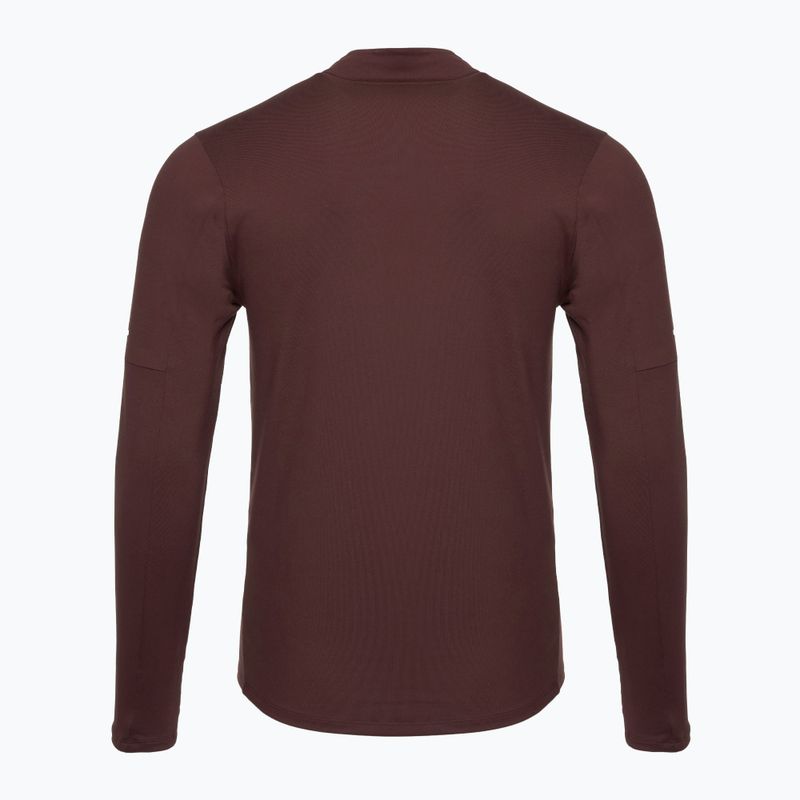 Pánské běžecké tričko s dlouhým rukávem Nike Dri-FIT Element 1/2-Zip burgundy crush 2