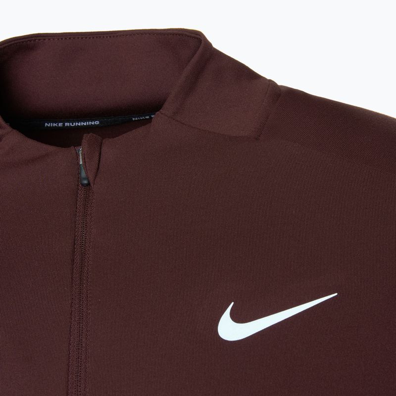 Pánské běžecké tričko s dlouhým rukávem Nike Dri-FIT Element 1/2-Zip burgundy crush 3