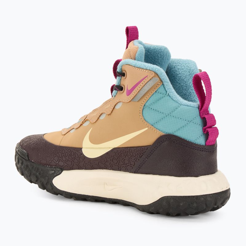 Dětské boty Nike Hikeda hemp / burgundy ash / denim turquoise / pale ivory  3