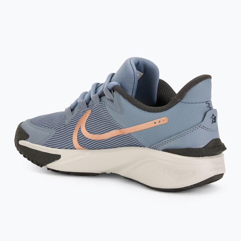 Dětské běžecké boty  Nike Star Runner 4 ashenslate/armorynavy/pureplatinum/metalredbronze 3