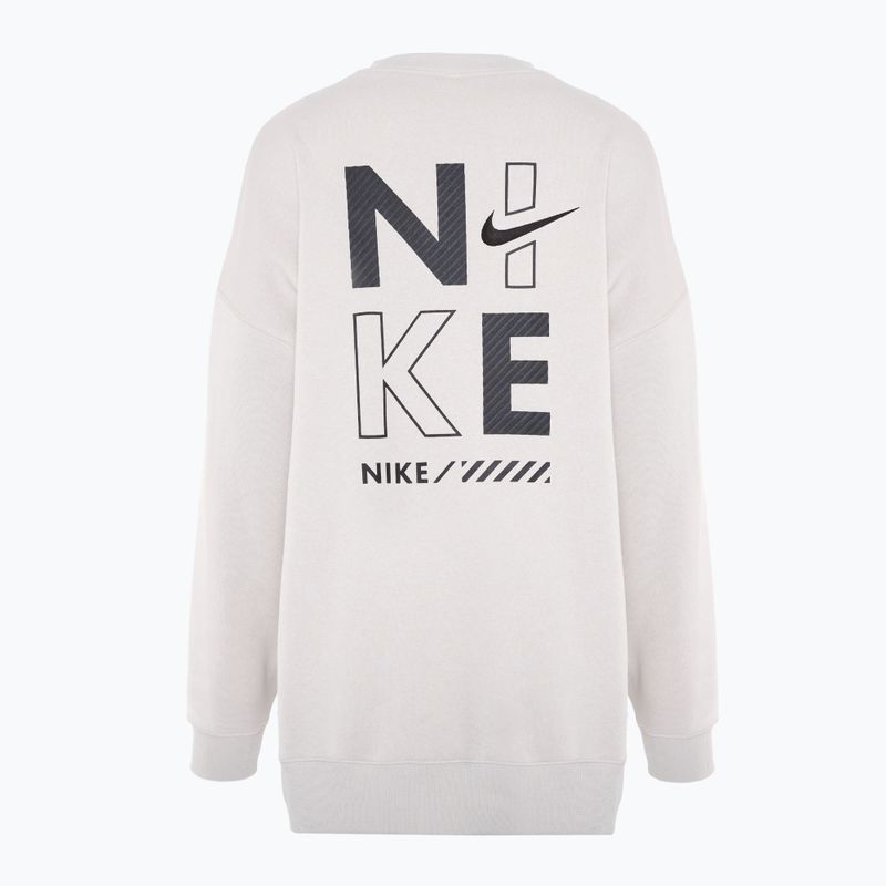 Dámská mikina Nike Sportswear Oversized Crew-Neck light iron ore 2