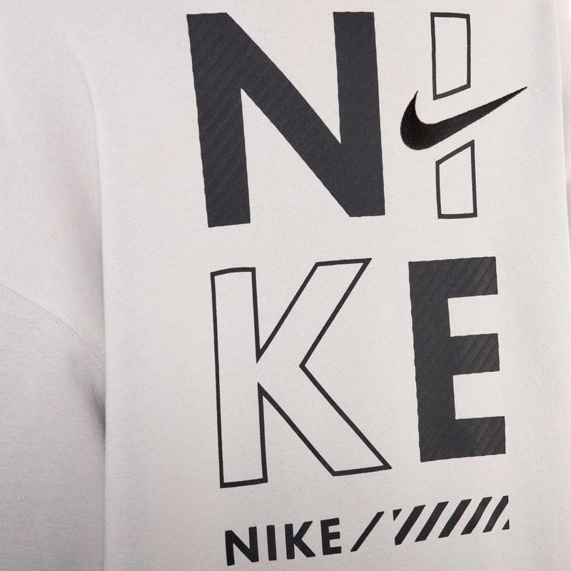 Dámská mikina Nike Sportswear Oversized Crew-Neck light iron ore 4