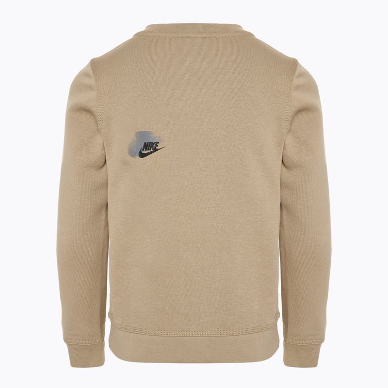 Dětská mikina Nike Sportswear Standard Issue Crew-Neck khaki 2