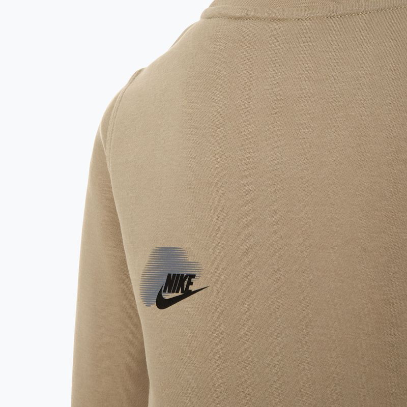 Dětská mikina Nike Sportswear Standard Issue Crew-Neck khaki 4