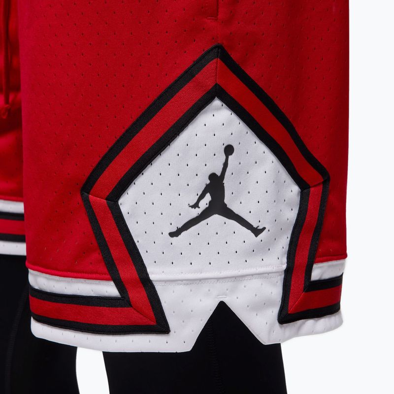 Pánské basketbalové šortky Jordan Mesh Diamond 4" gym red/white/black 6