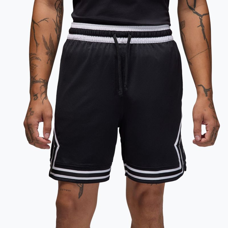 Pánské basketbalové šortky Jordan Mesh Diamond 4" black/white/white 3